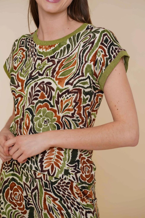 Geisha groene dames t-shirt
