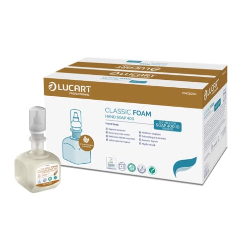 Savon mousse Ecolabel Lucart  Classic foam 400 recharge de 400ml