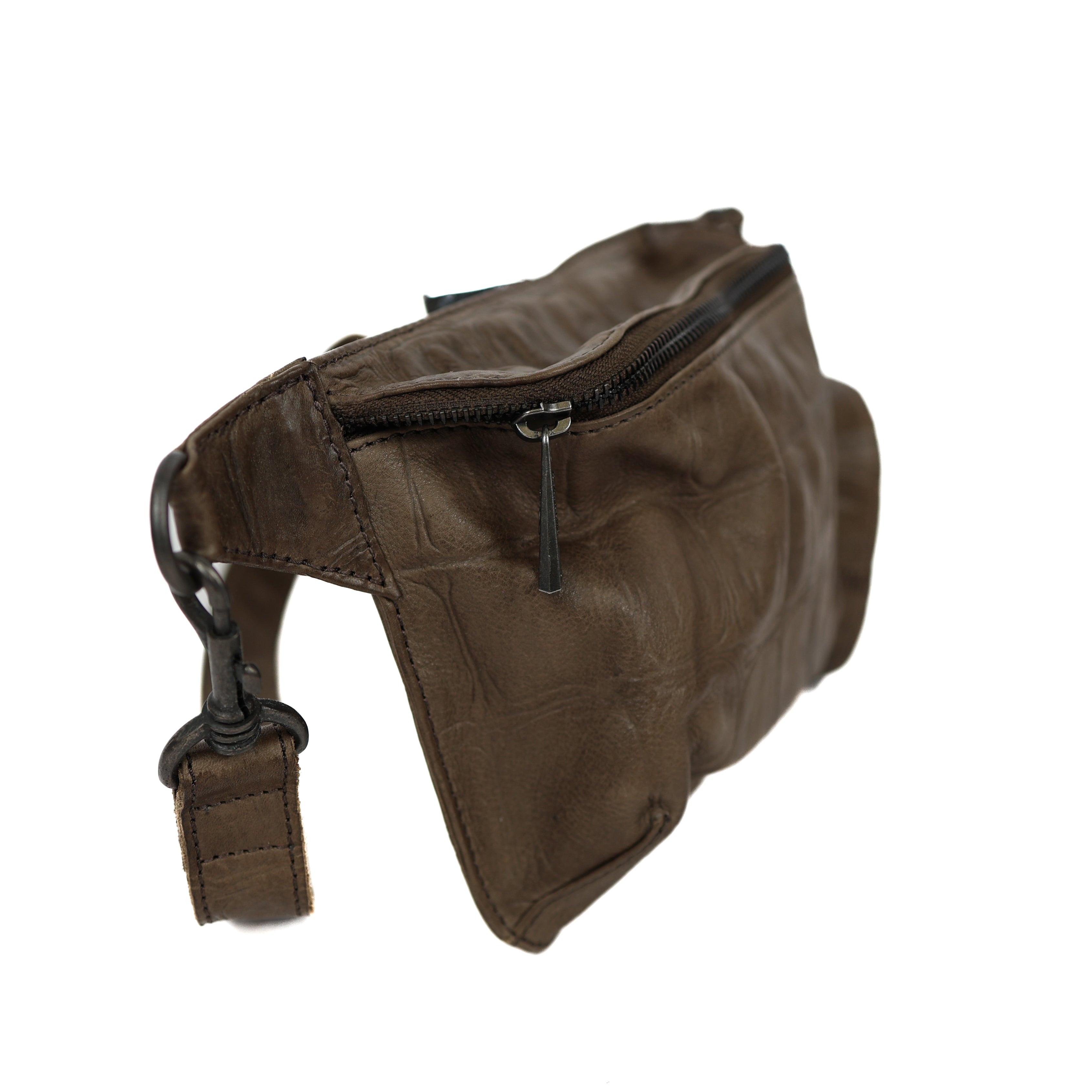 Crossbody tas 'Stef' slate croco