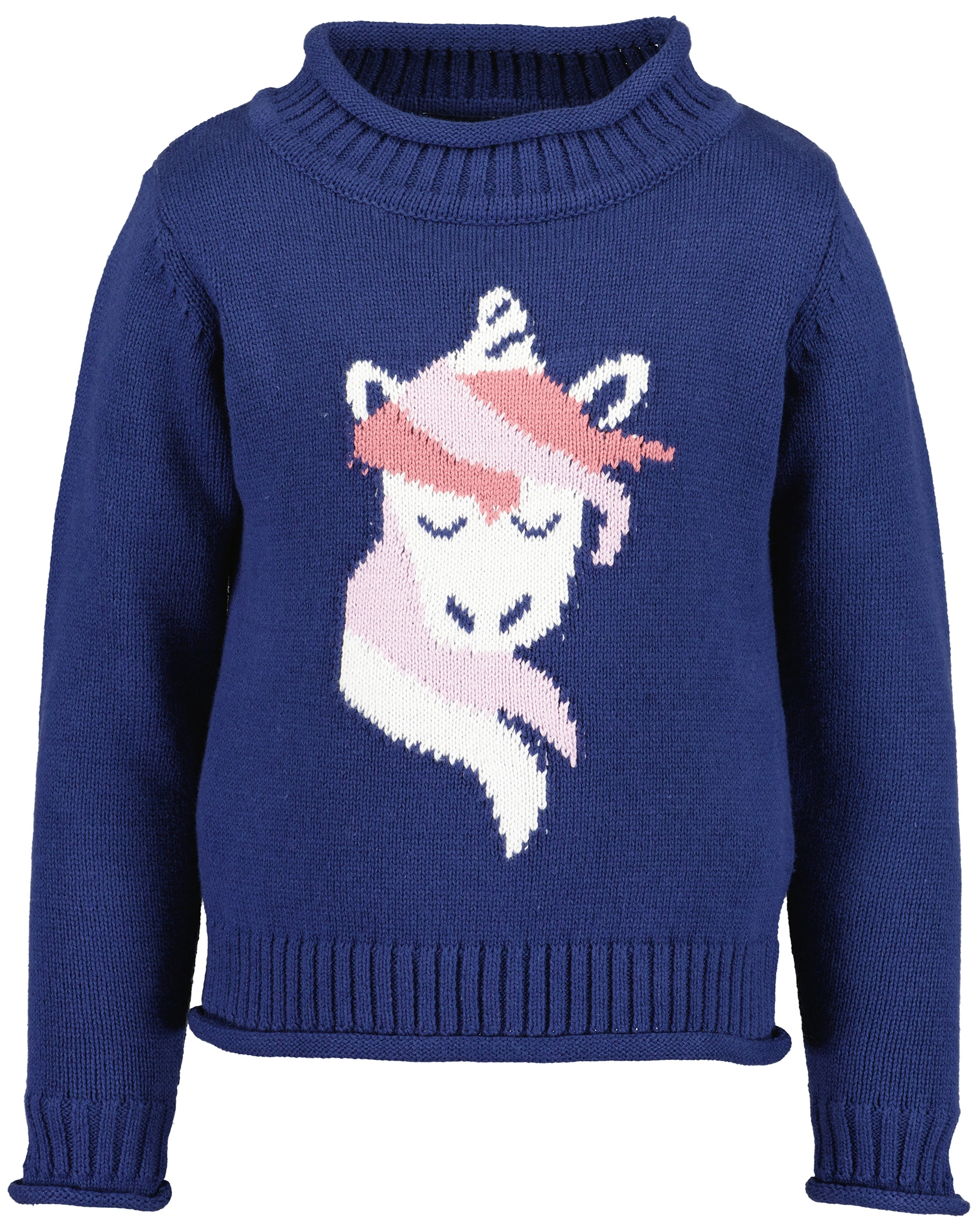 Strickpullover SLEEPY UNICORN in ultramarin