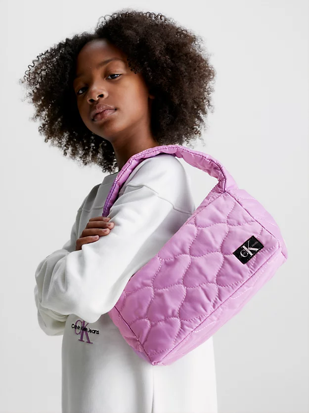 Bolsa de ombro acolchoada infantil