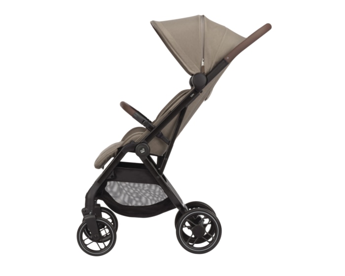 Soho 0 - 4 Y   0 - 22 kg    Automatischer Klappmechanismus |    Geräumiger Sitz mit ergonomischen Liegepositionen |    Große pannensichere Räder |    Intelligentes Travelsystem |