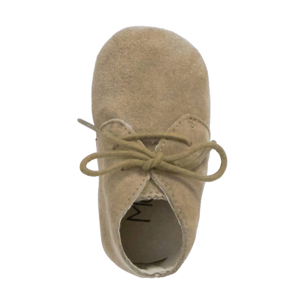 Mavies leren babyschoenen taupe