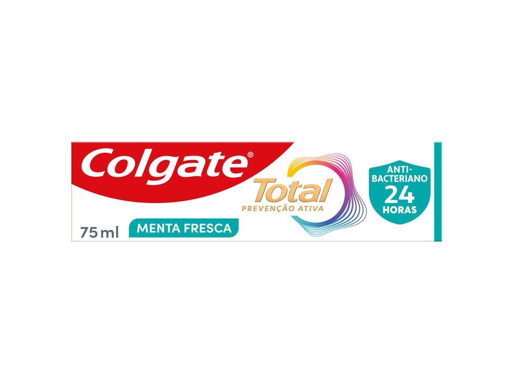 PASTA DE DENTES PROTEÇÃO TOTAL FRESCURA ACTIVA COLGATE 75ML