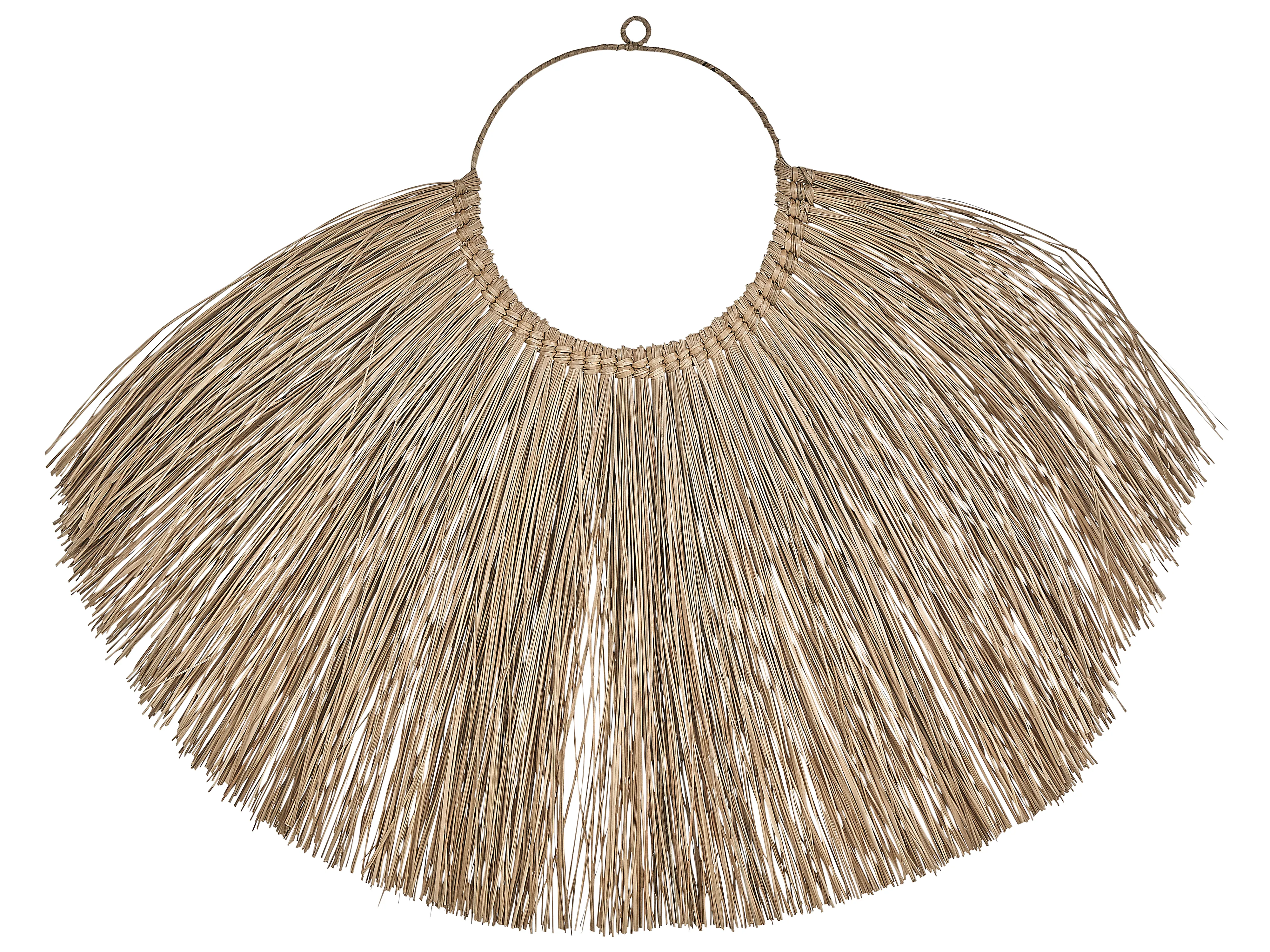 Wanddecoratie HATINH Zeegras 70 cm Natuurlijk