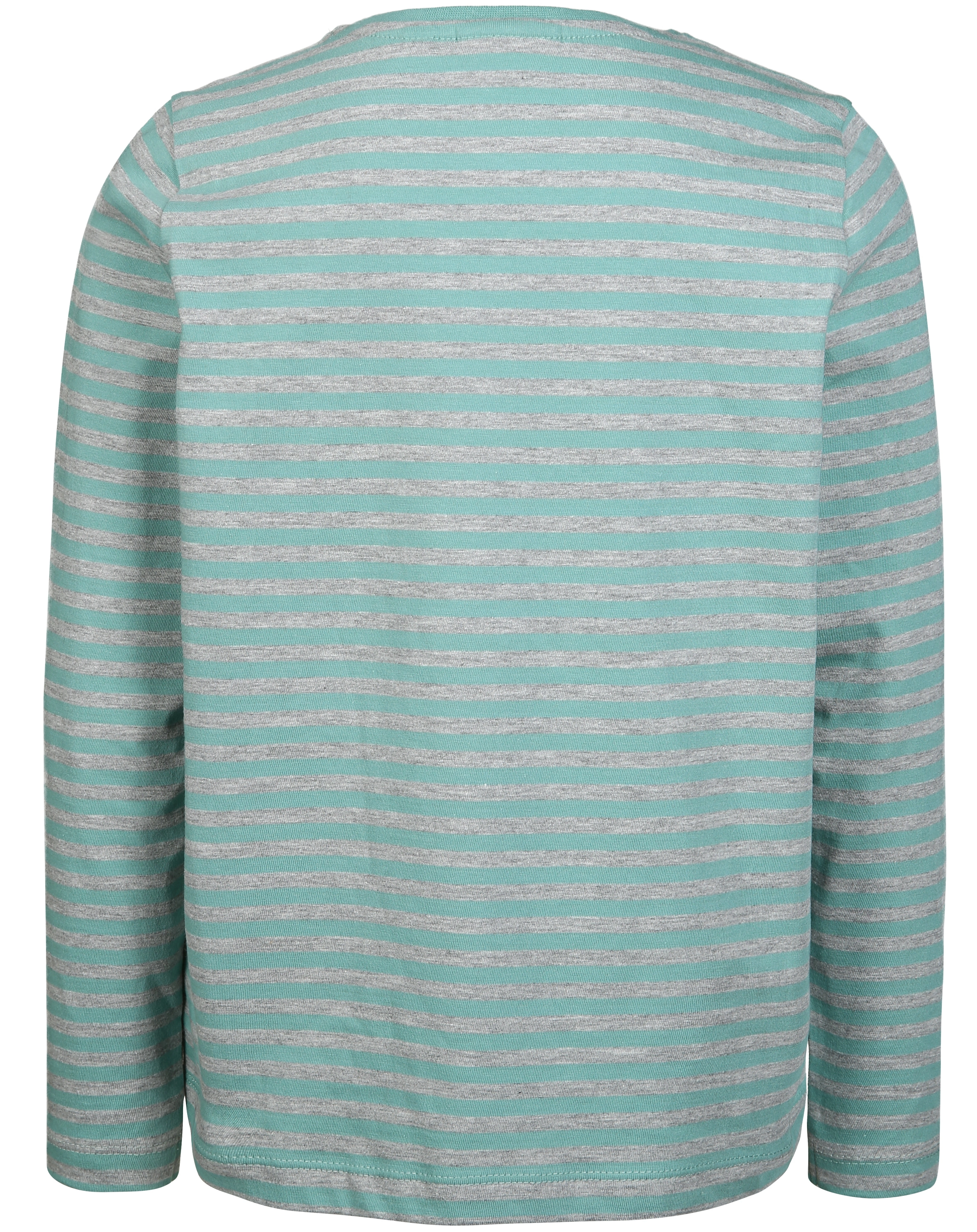 Langarmshirt TK gestreift in grün/grau
