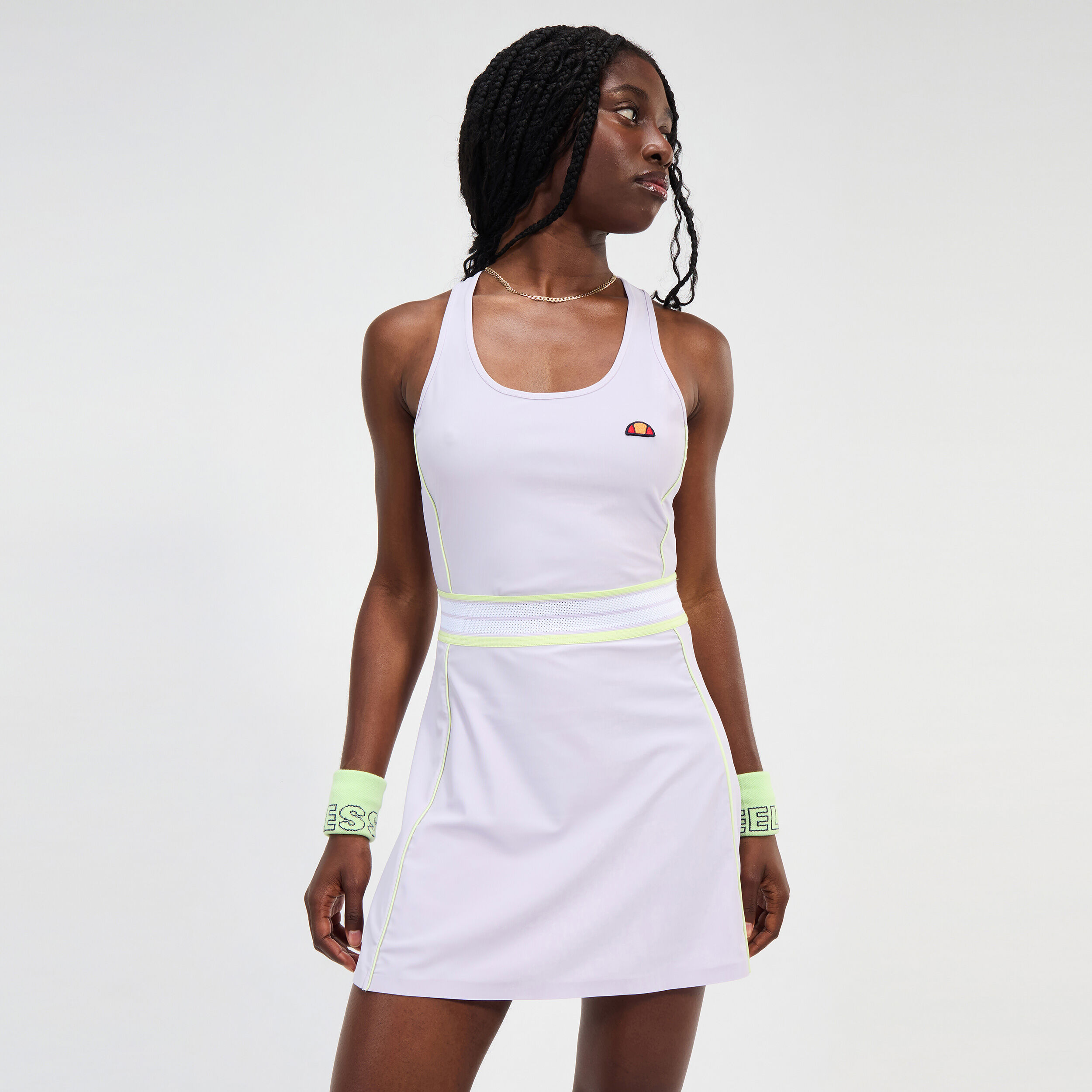 Ellesse Fitzroy Robe Femmes - Lilas , Blanc