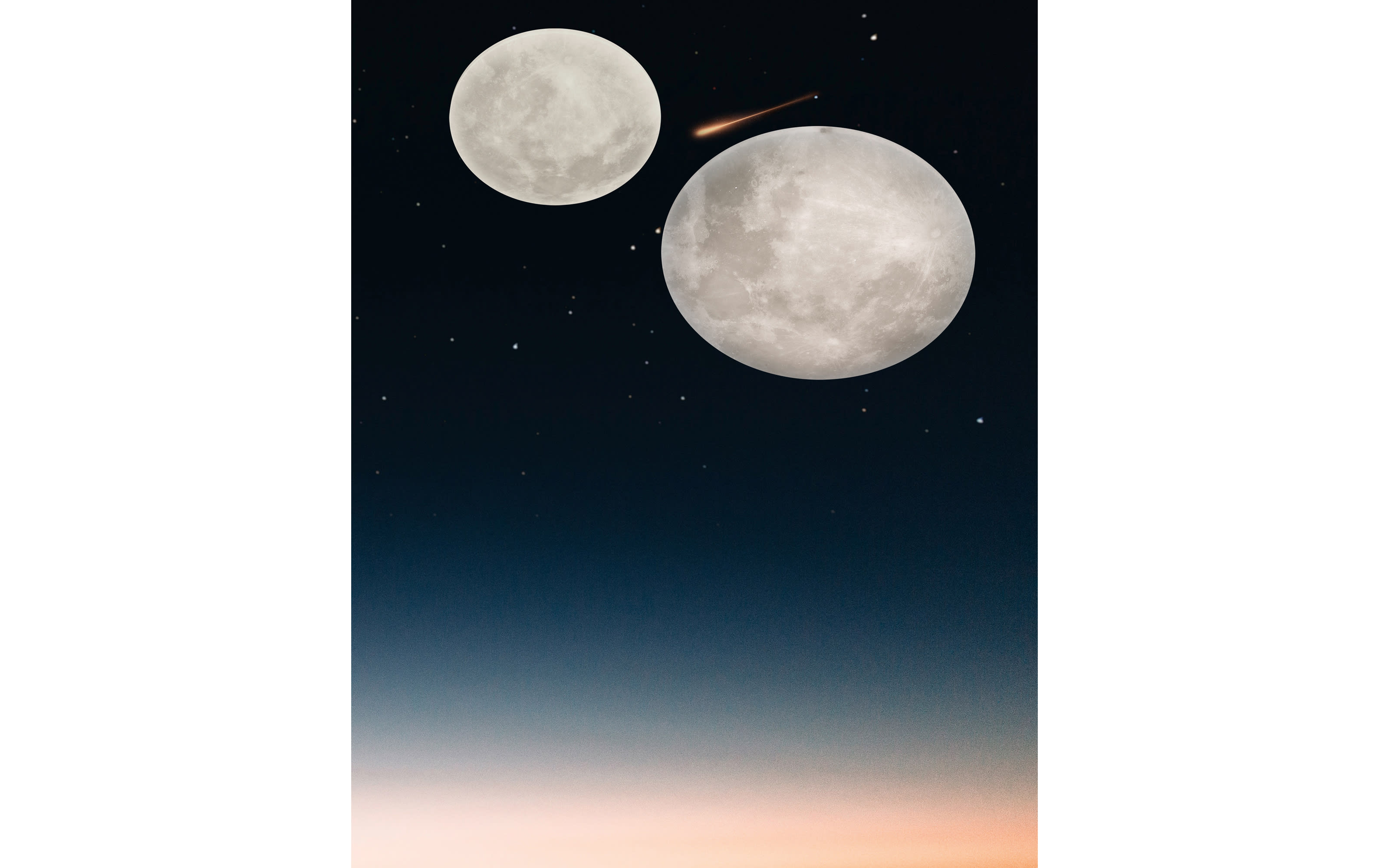 LED-Deckenleuchte Lunar, weiß, 40 cm
