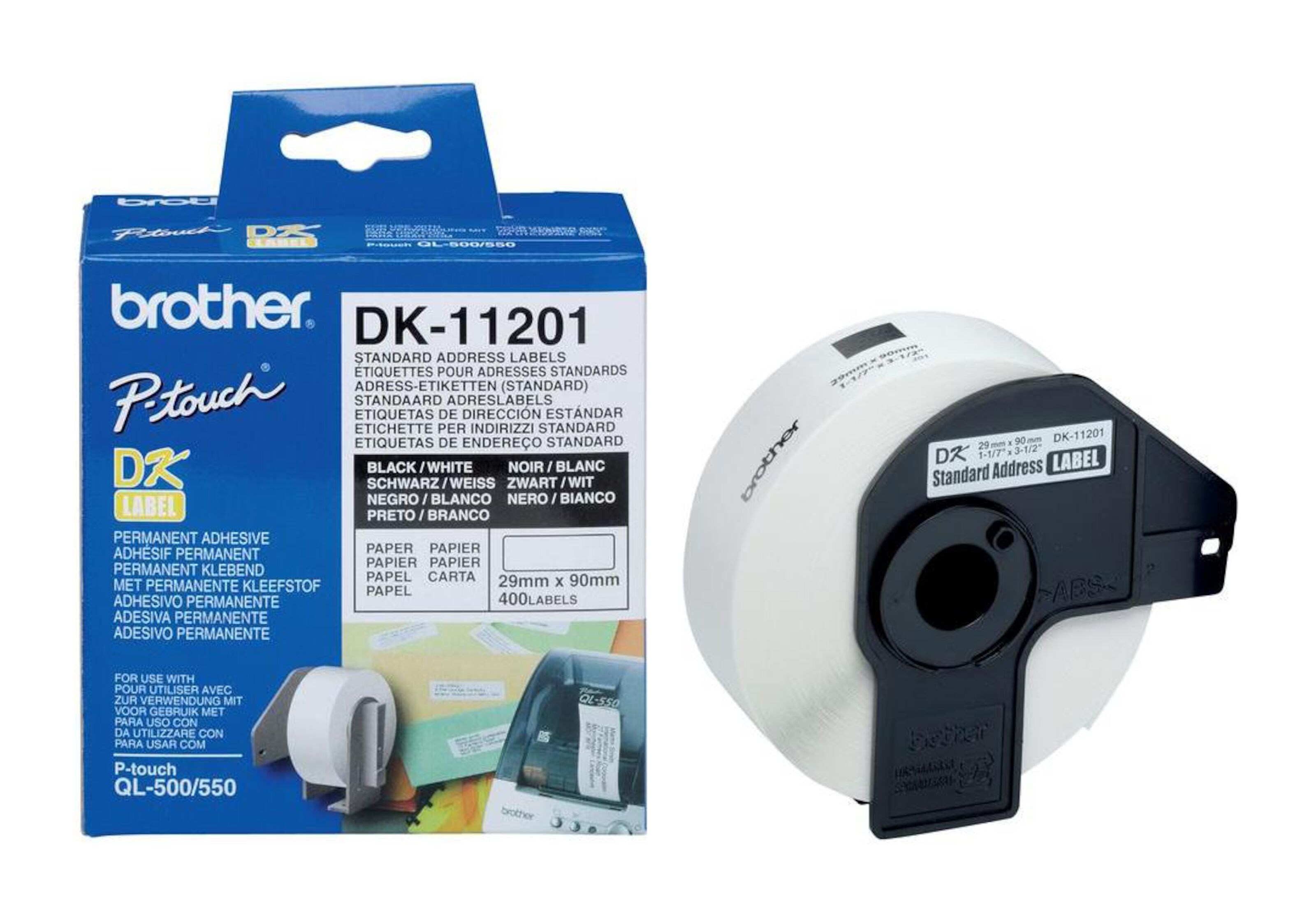Brother DK-adresseetiketter 29x90 mm