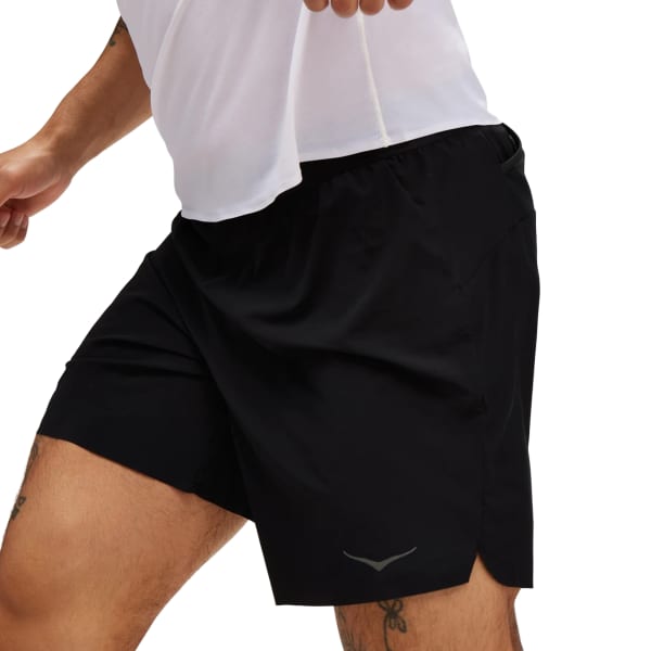 Short running HOKA ONE ONE GLIDE 7'' SHORT W/BRIEF M BLACK