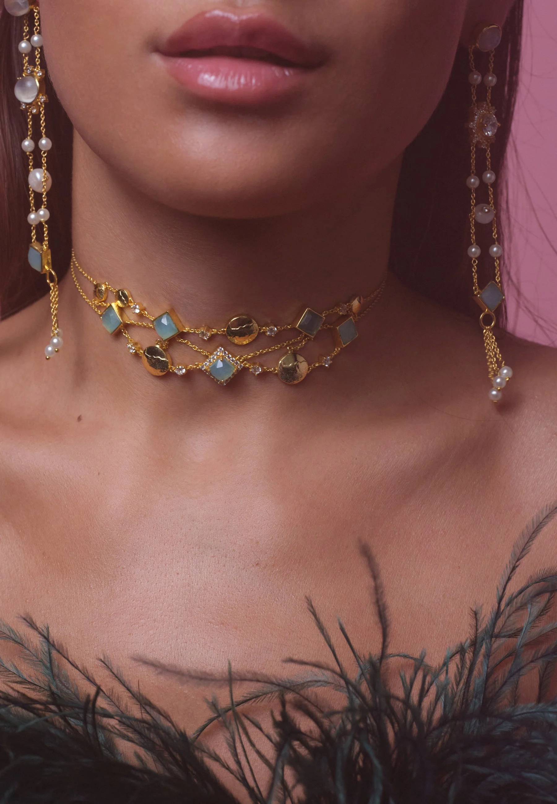 CHOKER ELARA - Choker elara | Bleu