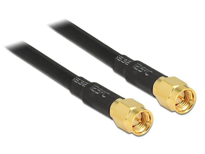 Delock Antennenkabel LMR195 SMA zu SMA, 2 m Delock Antennenkabel SMA Stecker > SMA Stecker LMR195 2 m