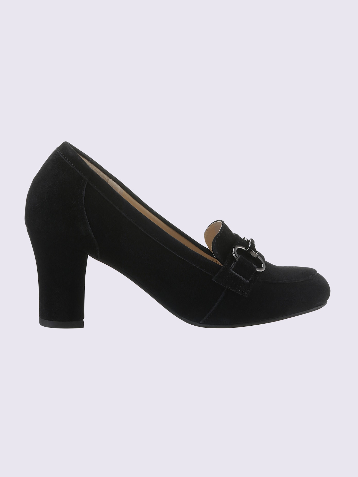 Escarpins cuir velours de chèvre