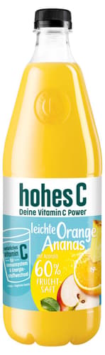 Hohes C leichte Orange-Ananas (EINWEG)