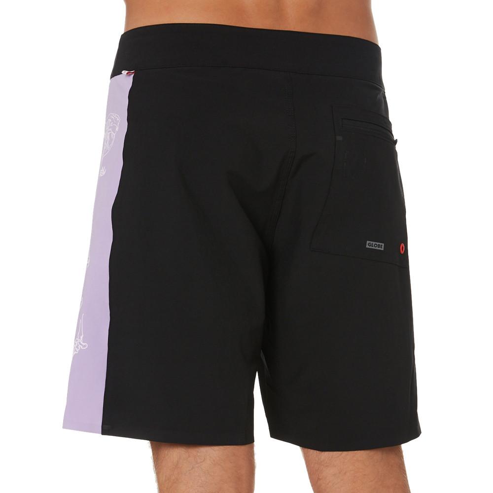 Globe Short de bain Noir/Violet Homme Globe Dion Agius