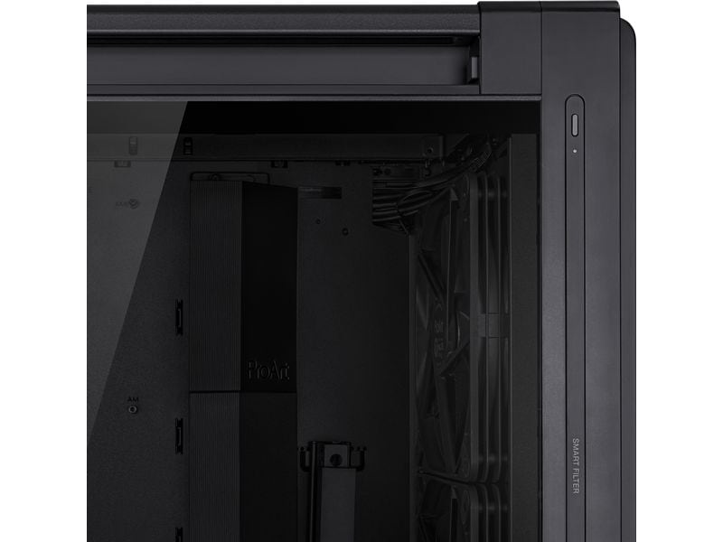 ASUS PC-Gehäuse ProArt PA602 Schwarz Midi-Tower E-ATX mit Gehäuse mit Seitenfenster