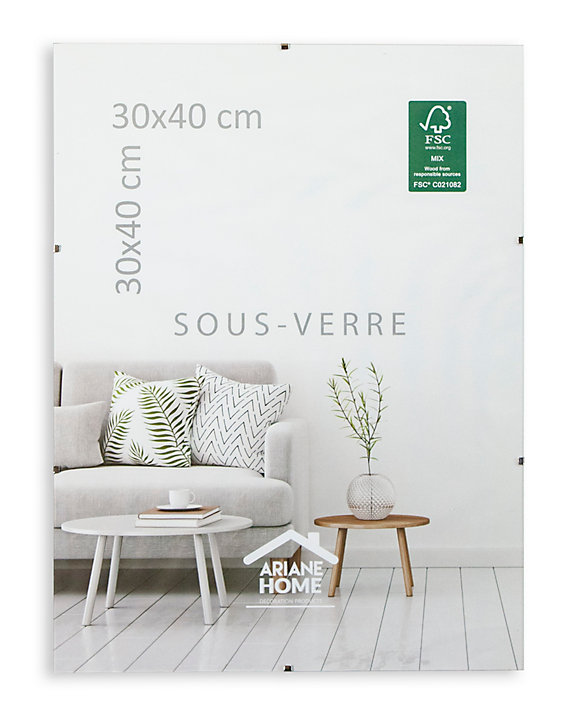 Cadre sous-verre Ariane Home l.30 x H.40 cm
