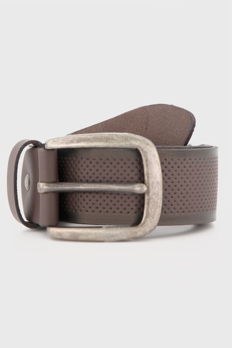 Leder-Gürtel, Metall-Schließe, 4cm breit, bis Gr. 170cm