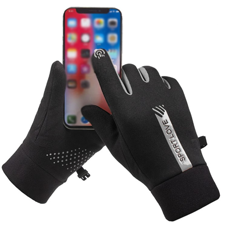 (1 Paar) Gr. M Unisex Fleece Handschuhe Kapazitive Touchscreen Handschuhe für Smartphone / Tablet - Rosa