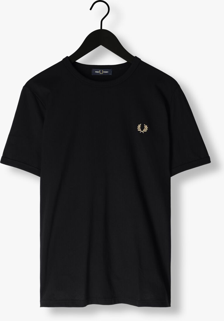 FRED PERRY zwarte fred perry t-shirt ringer t-shirt