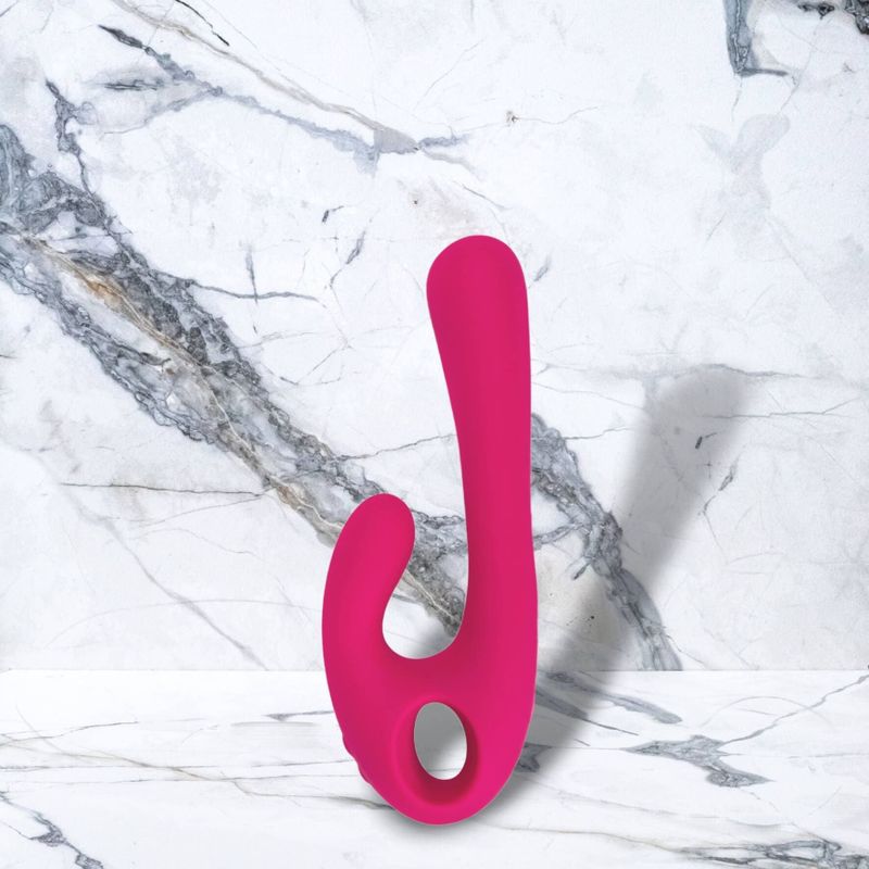 Nomi Tang - Flex Bi Bendable Dual Stimulation Vibrator Roze