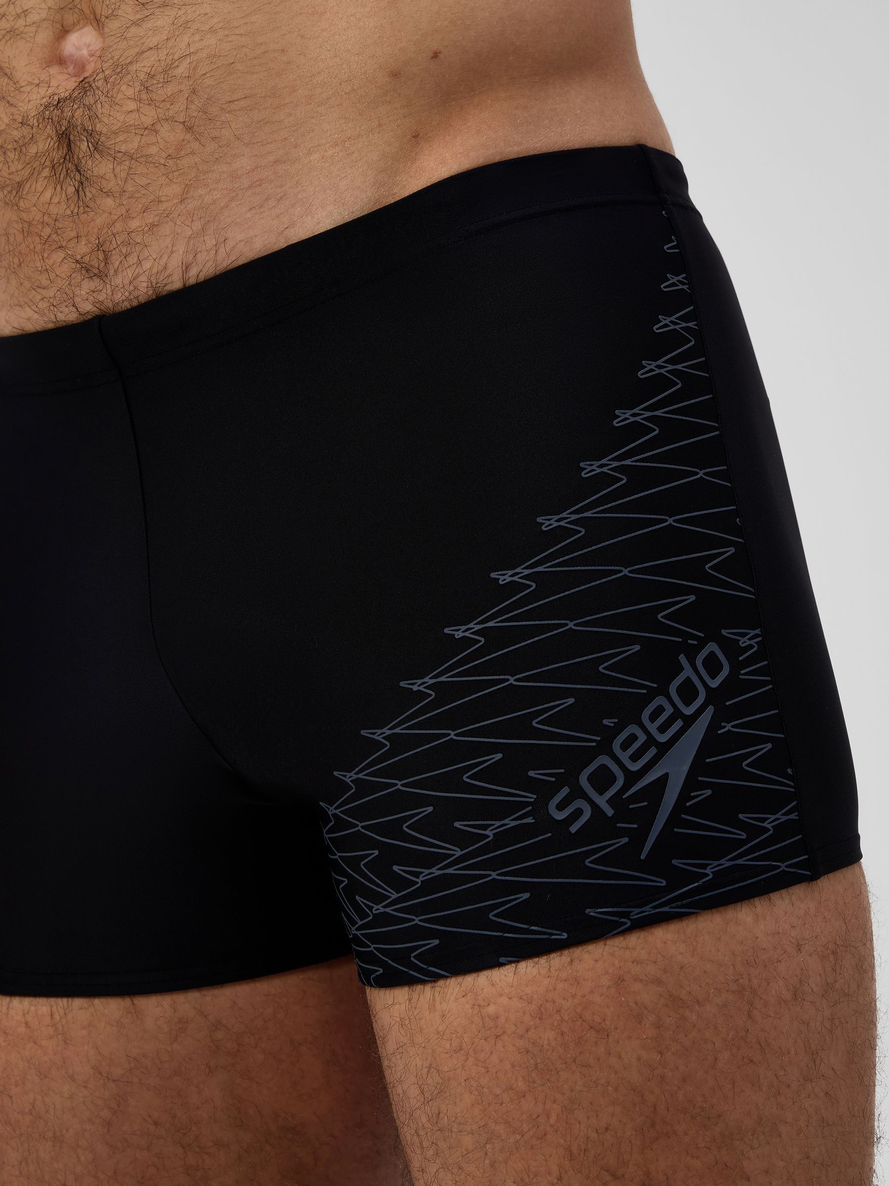 Zwart - Speedo Medley logo aquashorts