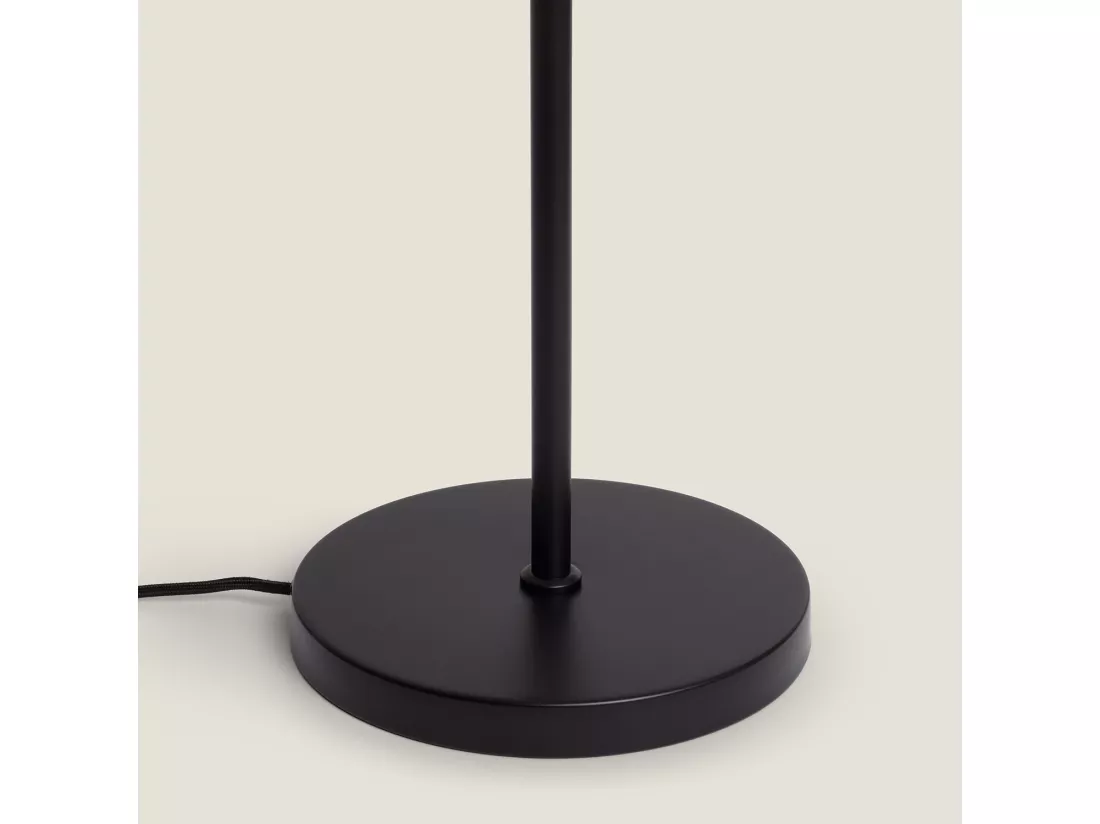 Lampadaire Métal 2 Spots Jigger Noir- Doré