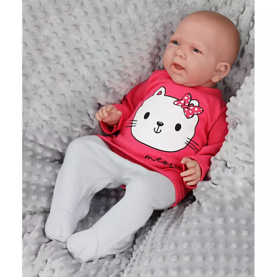 TupTam Baby Mädchen Langarmshirt 5er Set rosaweiß