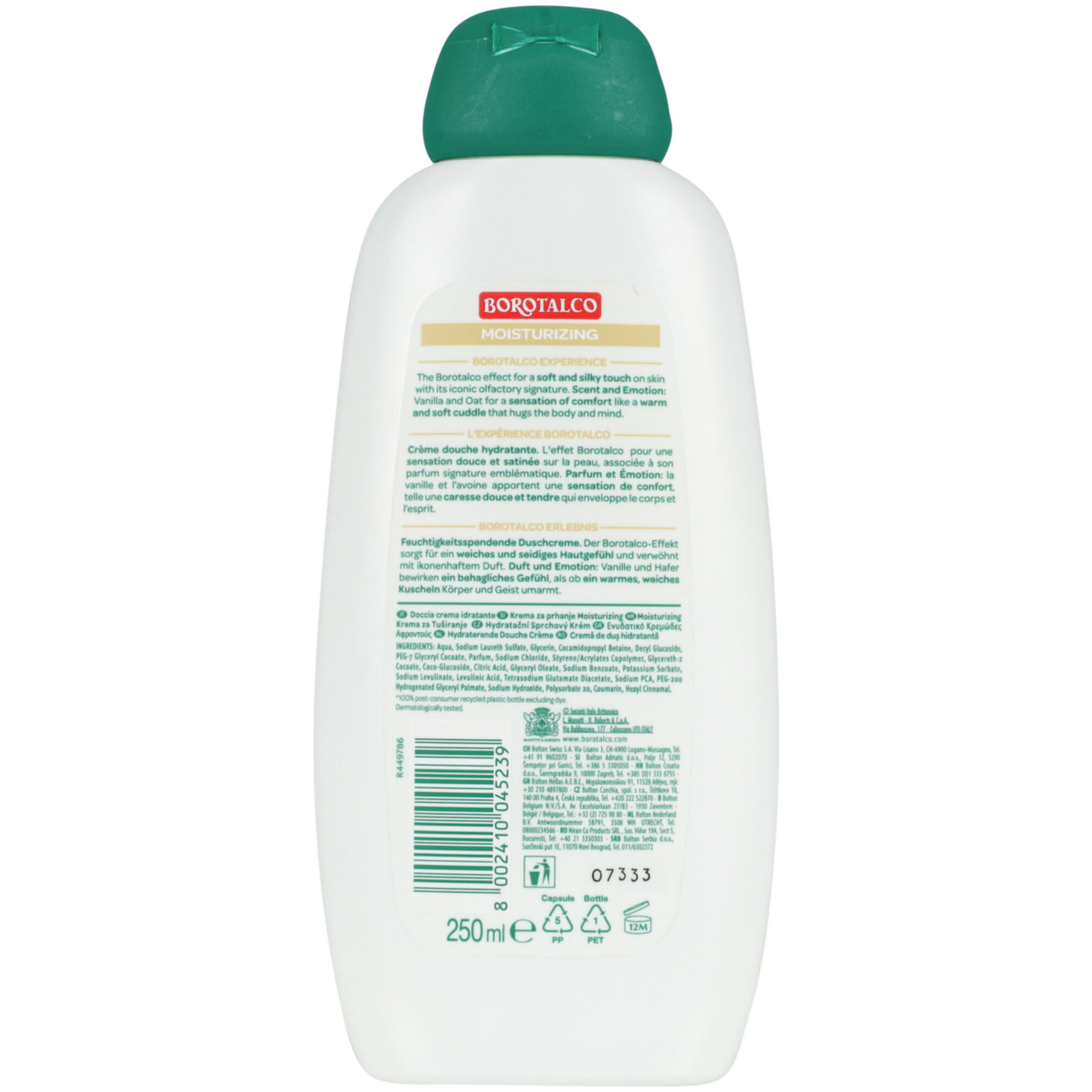 Borotalco Dusch Cream Moisturizing