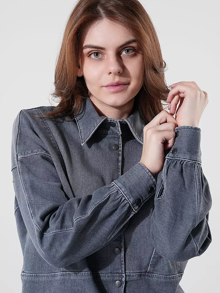 PENN&INK Jeansjacke grau
