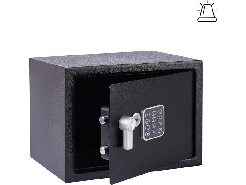 Yale Möbeltresor Value Safe M, 16.3 l Möbeltresor mit Alarm und Tastenfeld