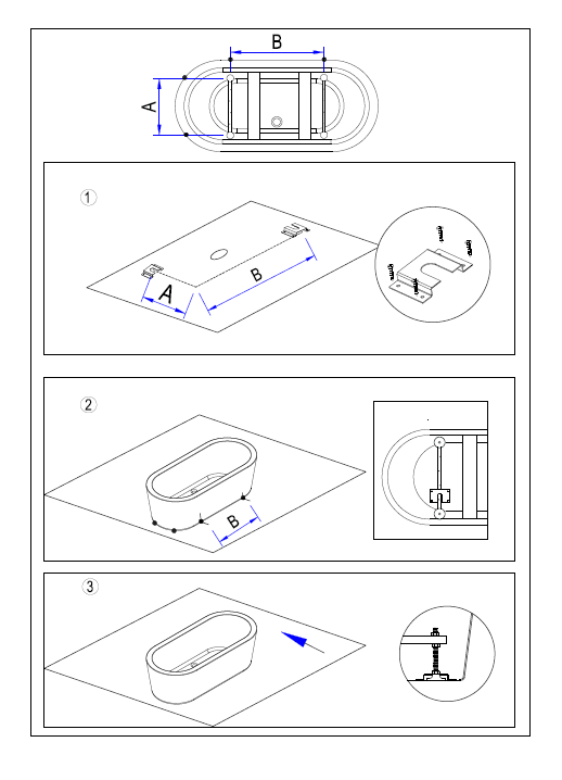 Mueller Ili vrijstaand ligbad 178x80 glans wit inclusief waste