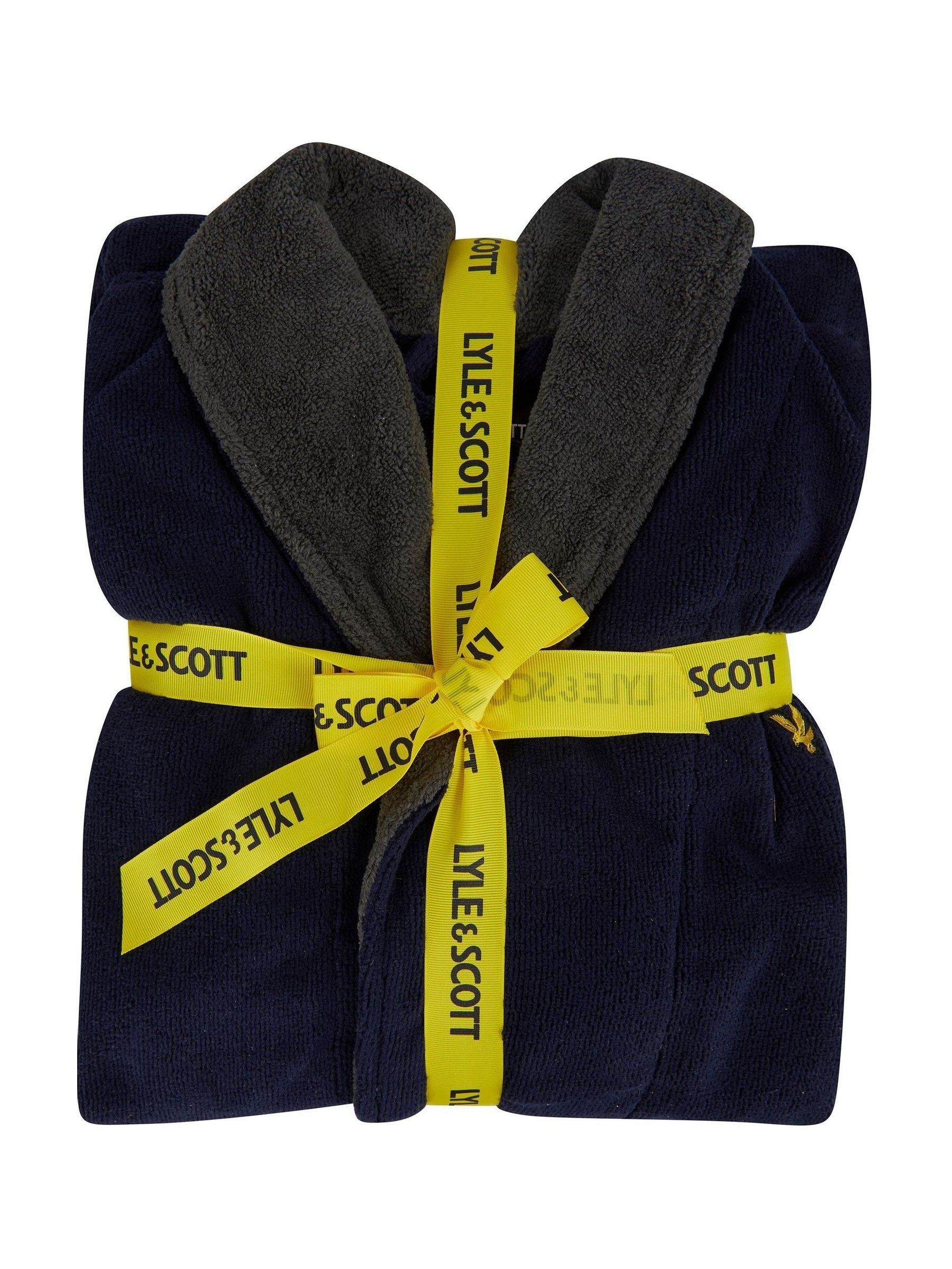 Donkerblauw - Lyle & Scott Adrian badjas