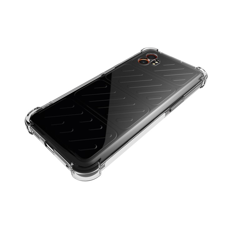 Samsung Galaxy Xcover7 Pro Gummi Case Schutzhülle mit Air Cushion Fallschutz   Kameraschutz - Transparent