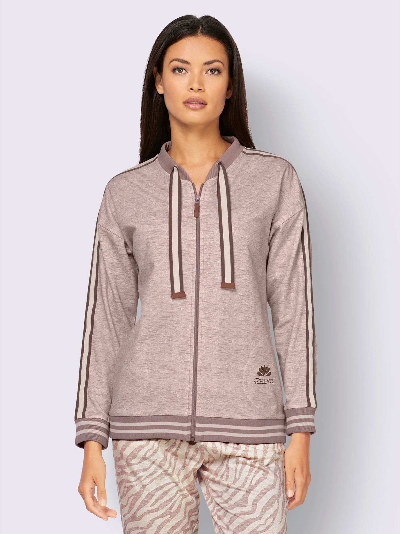 Veste matière sweat