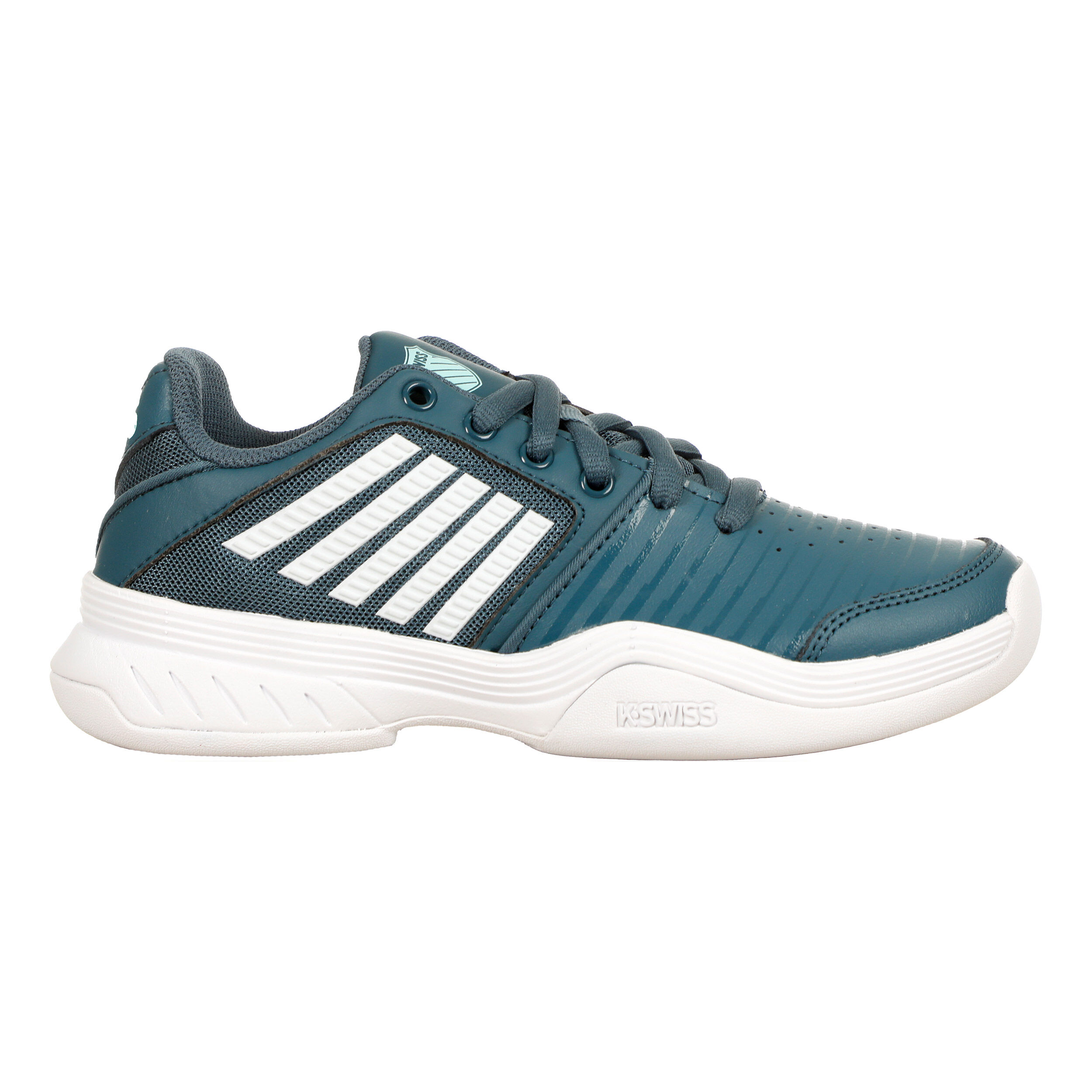 K-Swiss Court Express Chaussure Moquette Enfants - Bleu Foncé , Blanc