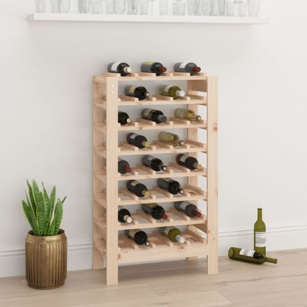 Garrafeira 61,5x30x107,5 cm Madeira de Pinho Maciça - 822541