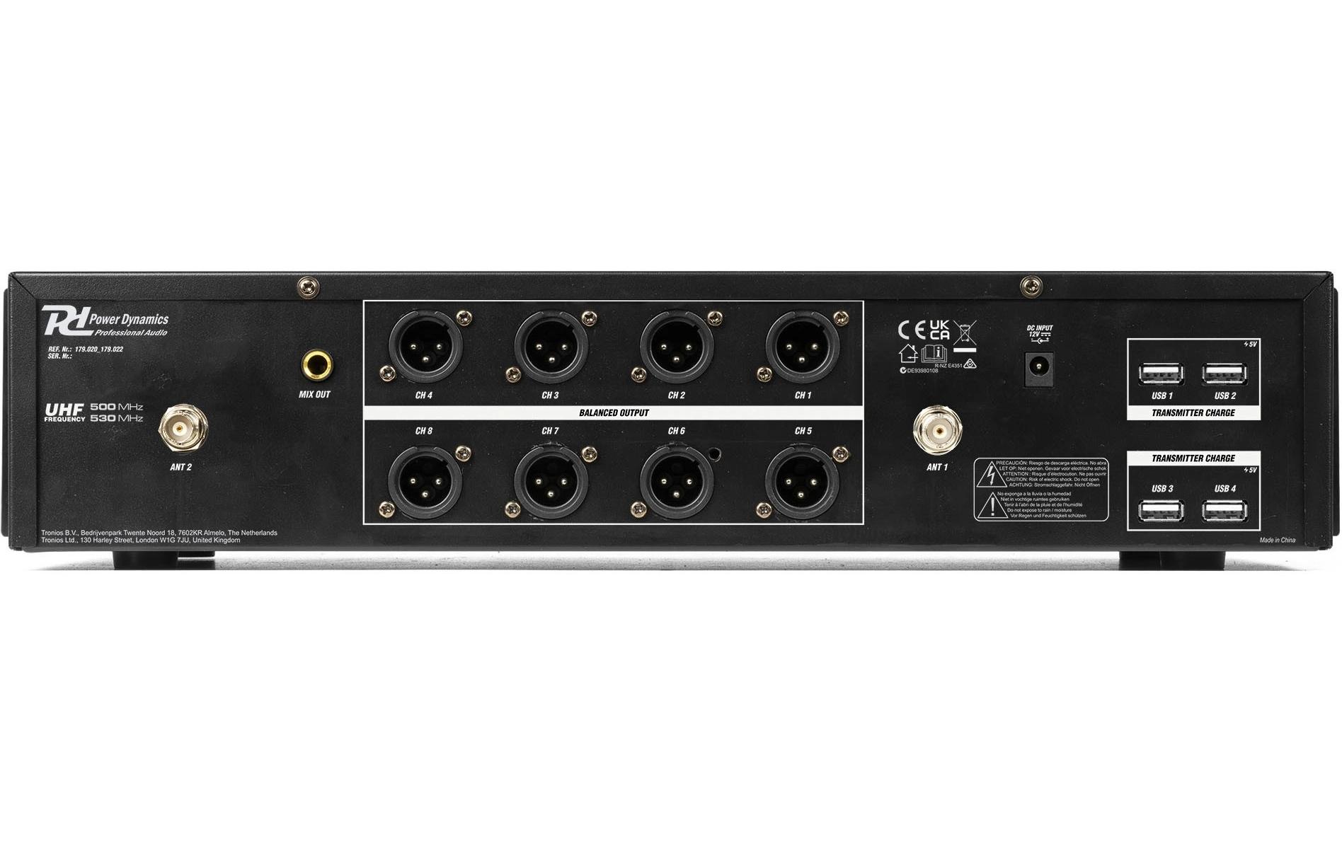 Drahtlossystem PD528<br>Funksystem mit 8 Mikrofonen