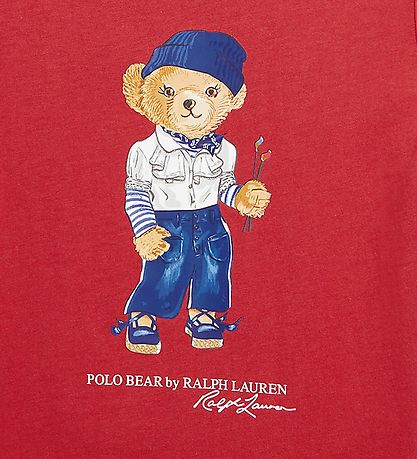 Polo Ralph Lauren T-shirt - SBTS II - Rød m. Print