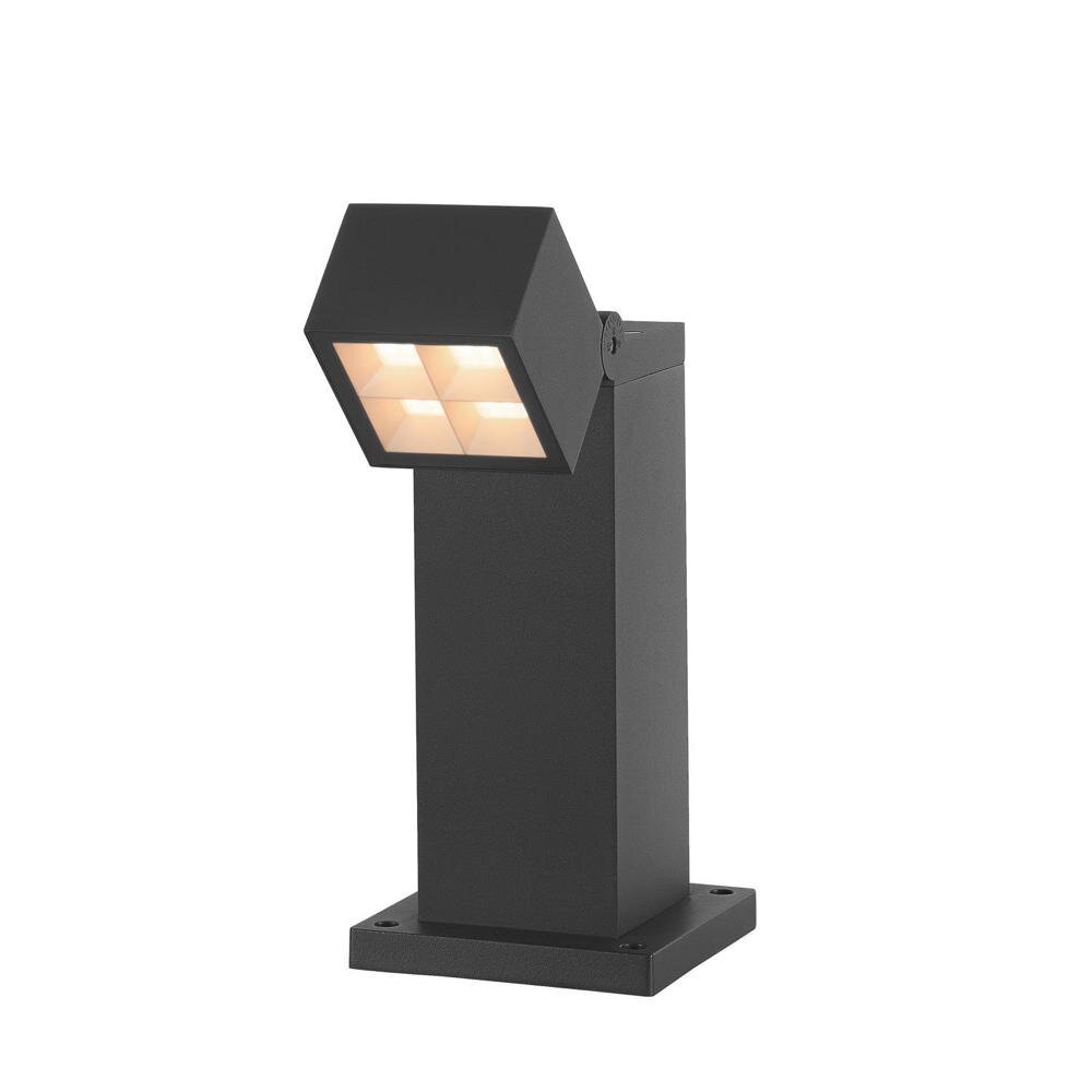 LED-padverlichting S-Cube in antraciet 4x 3,75W 1000lm IP65 350mm