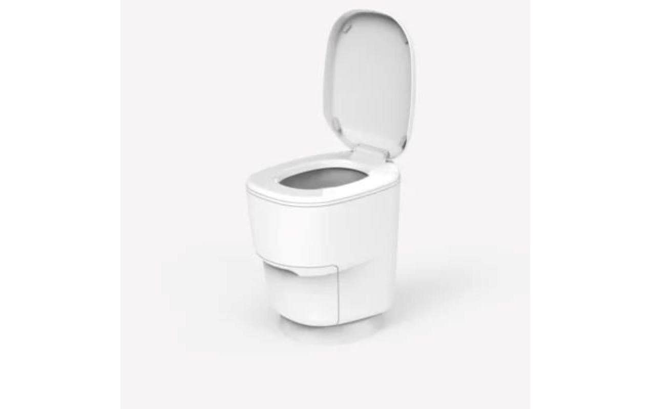 Toilette C1 mit Rund-Sockel Weiss<br>Campingtoilette