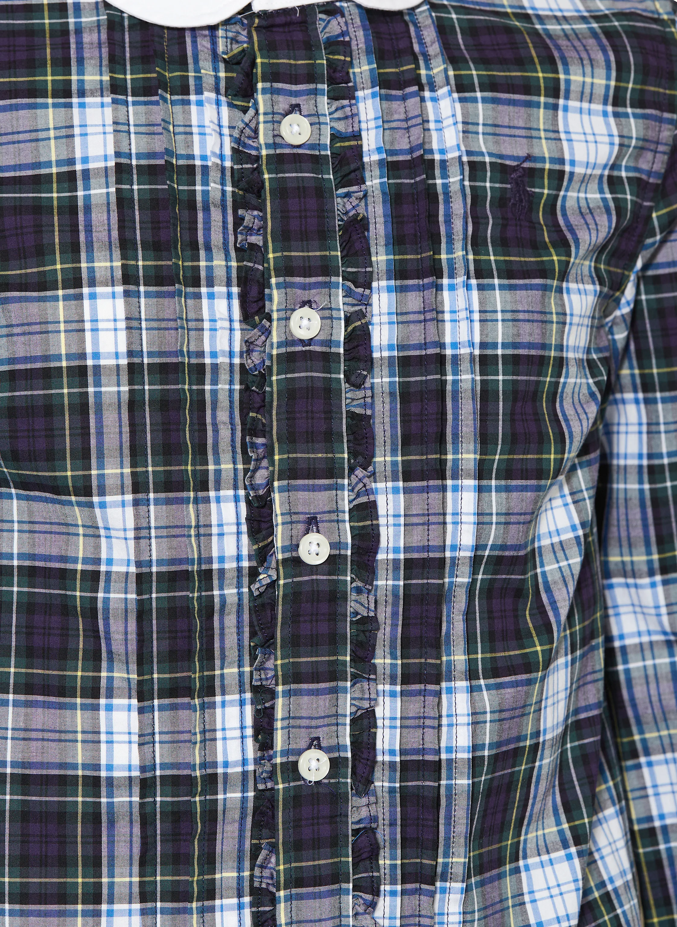 POLO RALPH LAUREN Hemdblusenkleid mit Rüschen