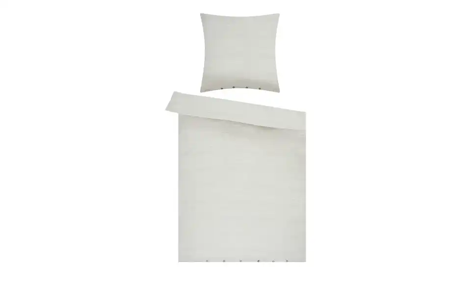 como Musselin Bettwäsche Beige 155x220 cm, 80x80 cm