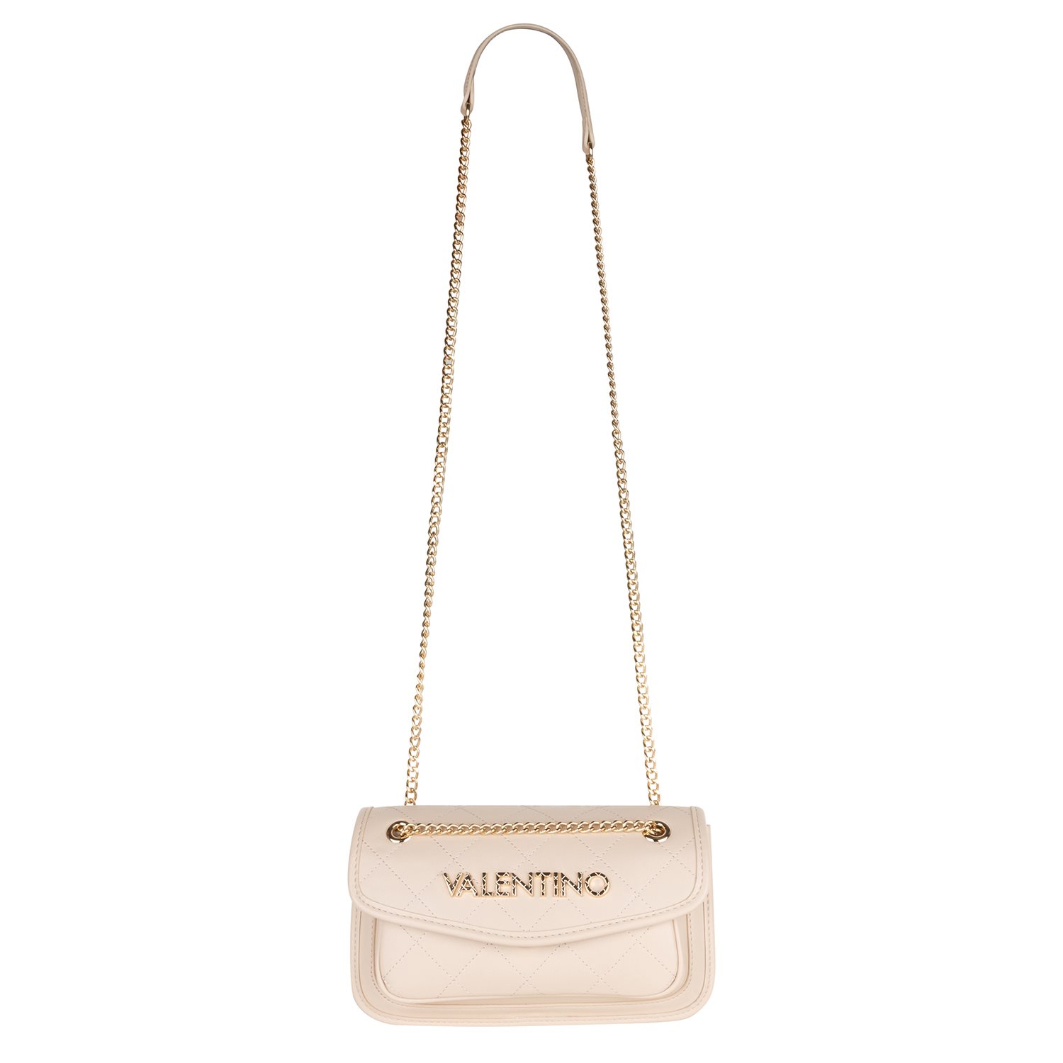 Valentino Mansion Flap Bag ecru