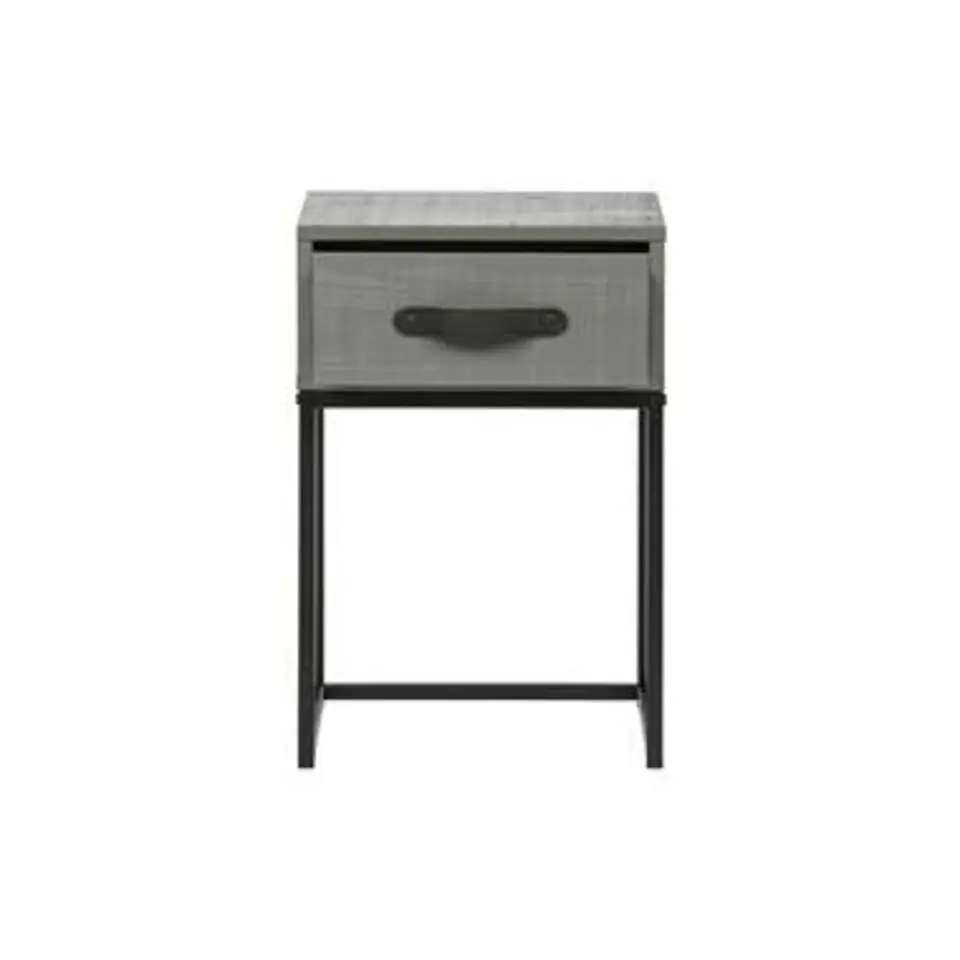 WOOOD Morris Nachtkast - Grenen - Leem - 52x35x35