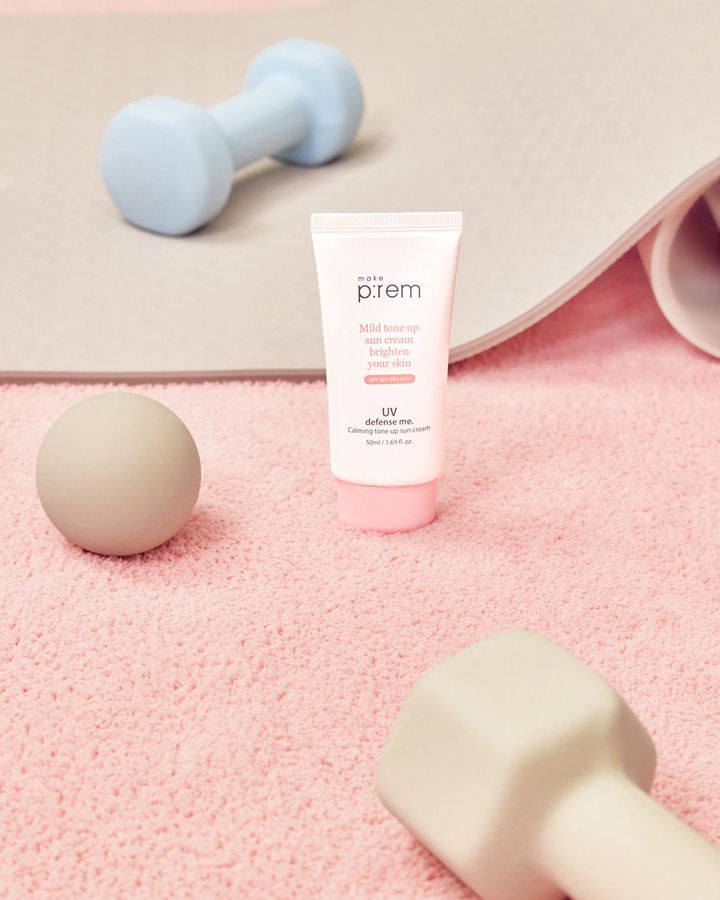Make P:rem UV Defende Me Calming Tone Up Sun Screen 50ml