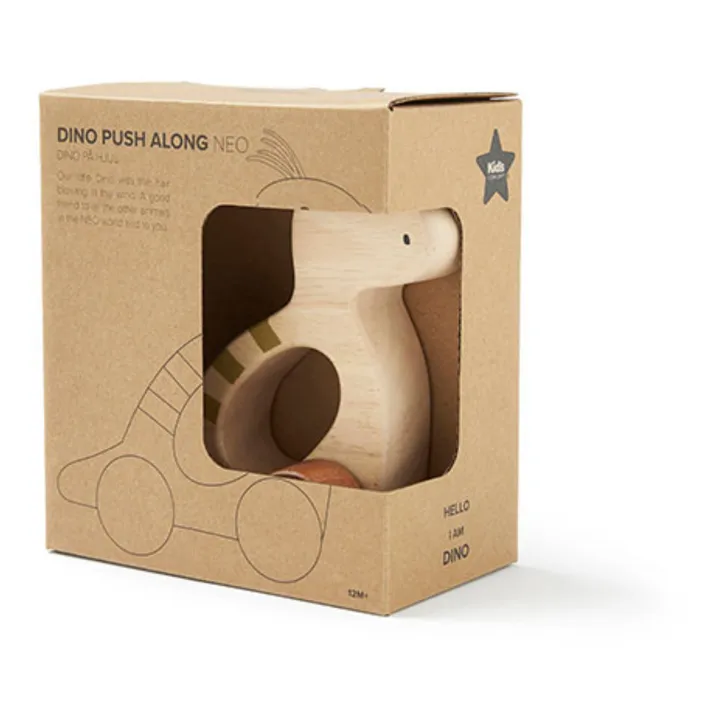 Kid's Concept Jouet à pousser Dino | Vert kaki