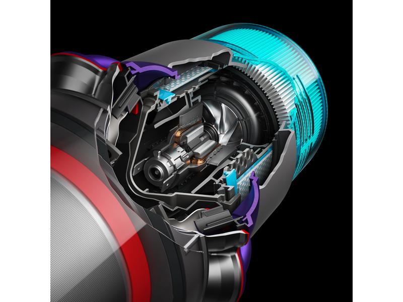 Dyson Akku-Hand- und Stielsauger Gen5 Detect Absolute Kabelloser Staubsauger mit Lichtstrahl-Stauberkennung und Display-Anzeige