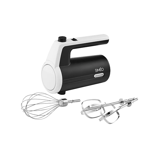 Batteur à main électrique sans fil rechargeable 3 vitesses 50 W Simeo