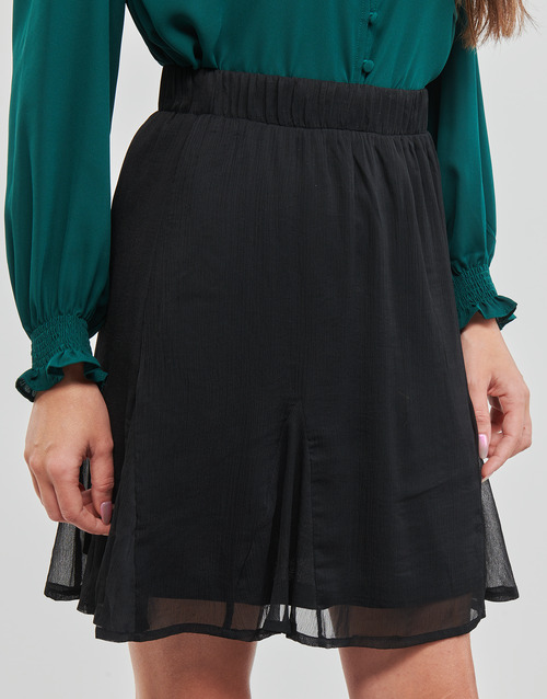 Vila - VIFALIA HW SKIRT/SU - Noir